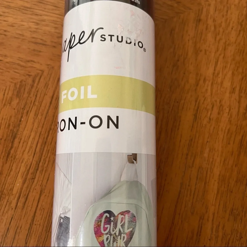 2 new & sealed rolls of iron on foil the paper studio animal print & scales